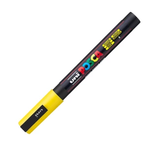 Акриловый маркер PC-3M Fine, желтый 2, Posca