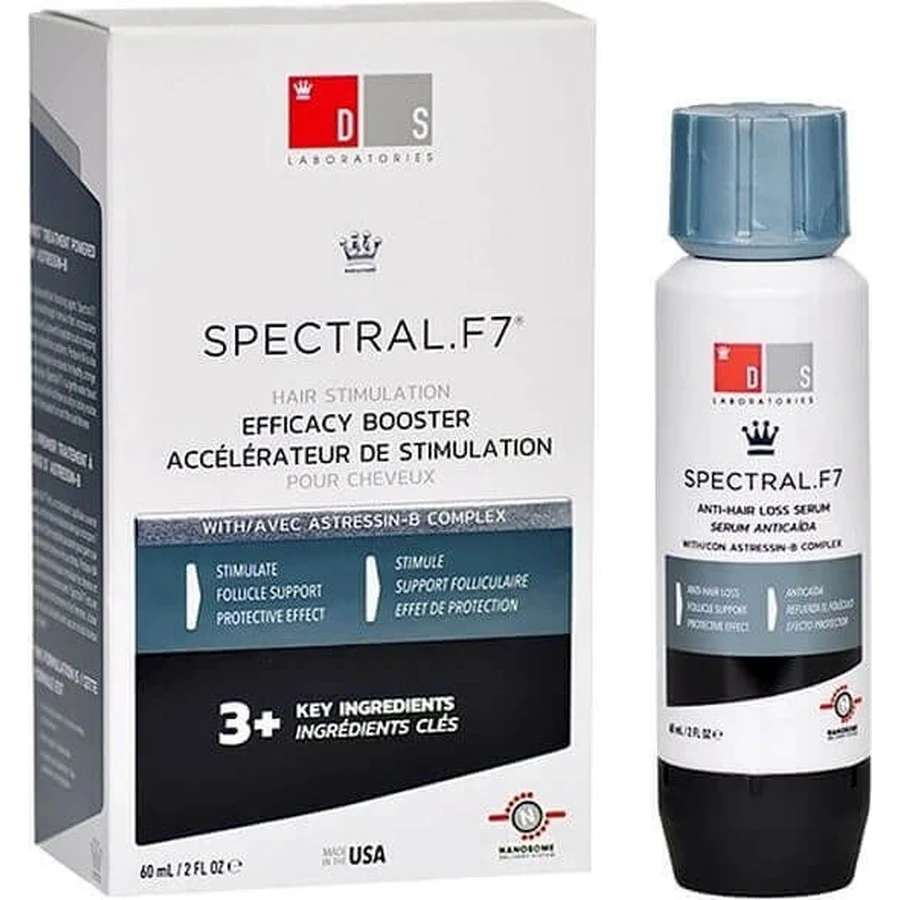 DS Laboratories сыворотка против выпадения волос от стресса SPECTRAL F7 60 мл 1×60 мл, сыворотка против выпадения волос: цены и характеристики