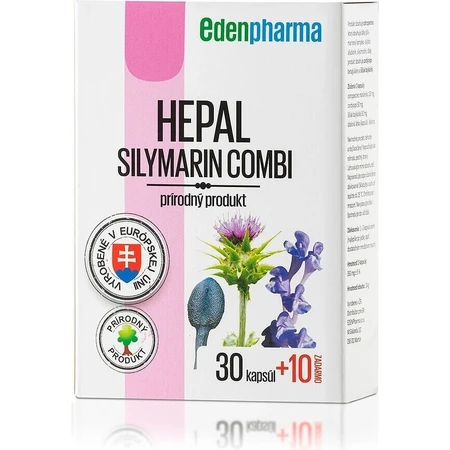 EDENPharma HEPAL 1×40 cps, дієтична добавка: ціни та характеристики