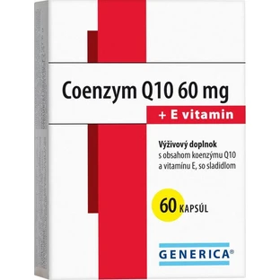 Дженерик COENZYM Q10 60 мг + вітамін Е 60 капсул