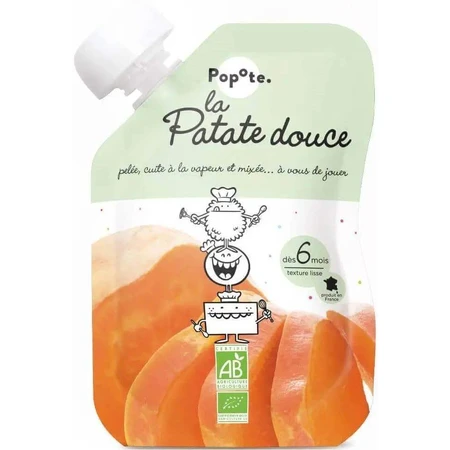 POPOTE Капсика органический сладкий картофель 120 г, 6+ 1×120 г: цены и характеристики
