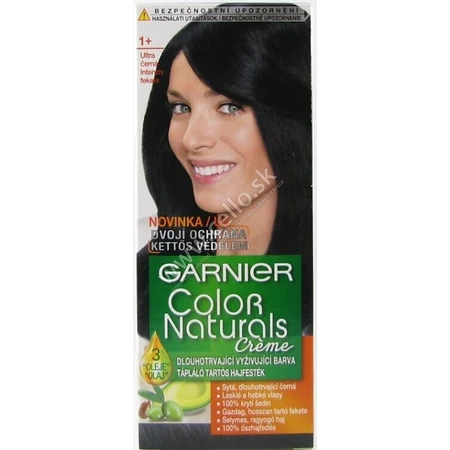 Garnier Color Naturals перманентный цвет волос 1+ Ультра черный 1×1 штука, цвет волос: цены и характеристики
