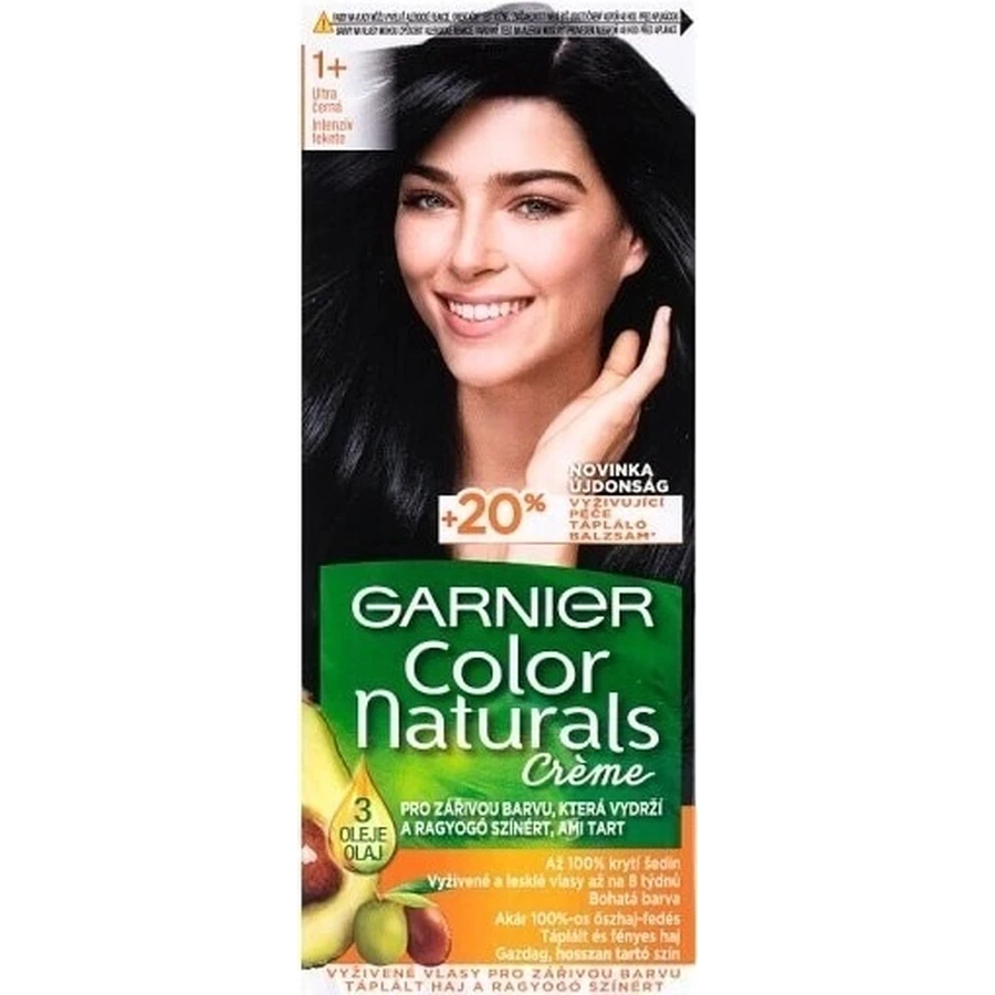 Garnier Color Naturals перманентный цвет волос 1+ Ультра черный 1×1 штука, цвет волос: цены и характеристики