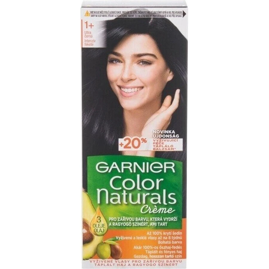 Garnier Color Naturals перманентный цвет волос 1+ Ультра черный 1×1 штука, цвет волос: цены и характеристики