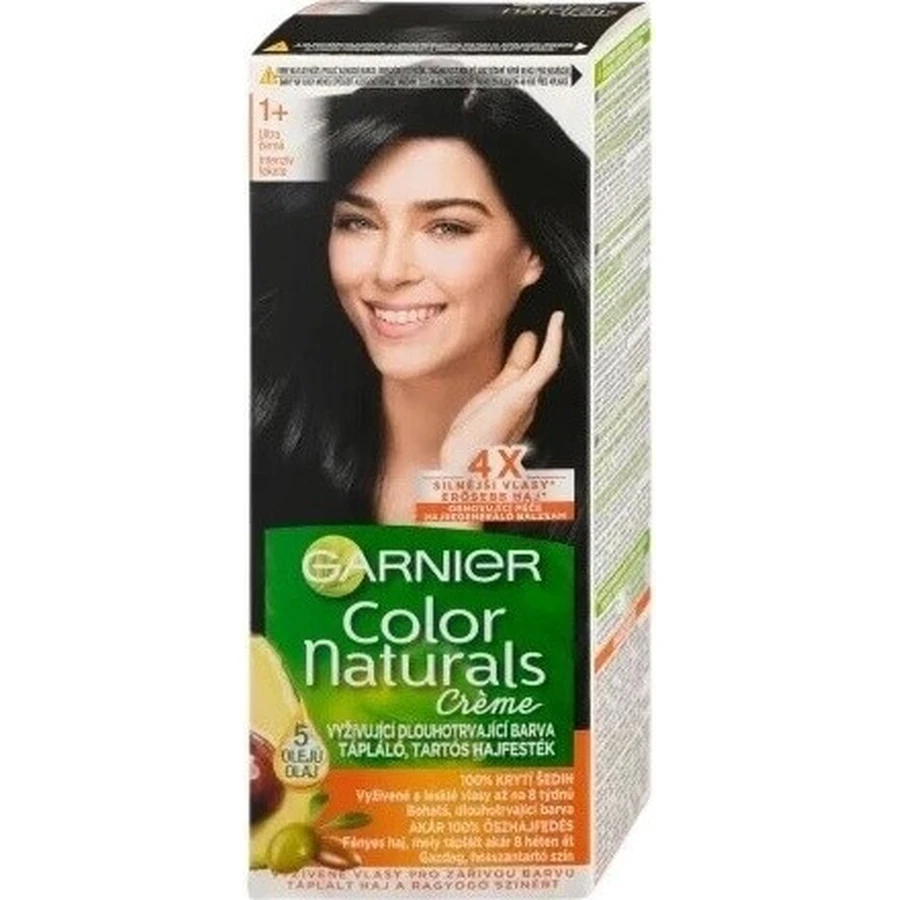 Garnier Color Naturals перманентный цвет волос 1+ Ультра черный 1×1 штука, цвет волос: цены и характеристики