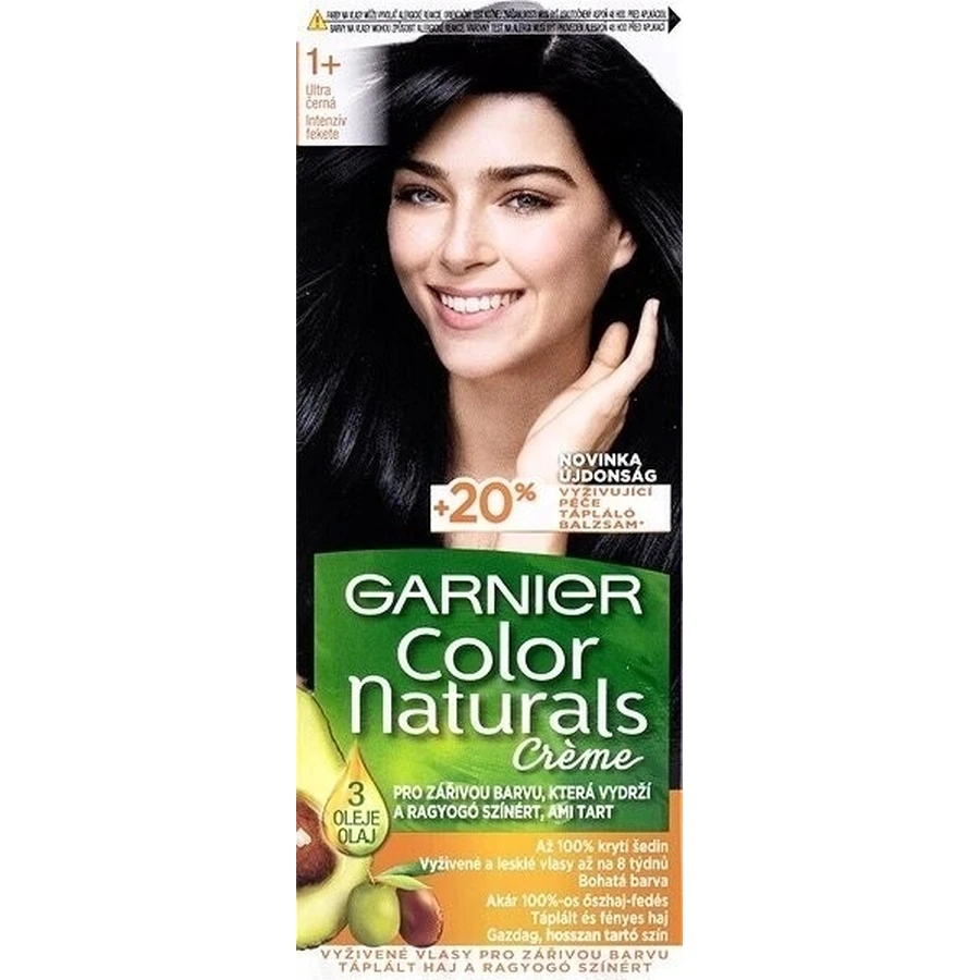 Garnier Color Naturals перманентный цвет волос 1+ Ультра черный 1×1 штука, цвет волос: цены и характеристики
