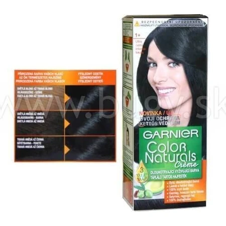 Garnier Color Naturals перманентный цвет волос 1+ Ультра черный 1×1 штука, цвет волос: цены и характеристики