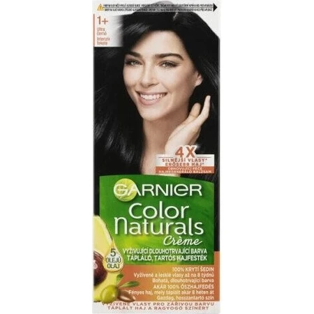 Garnier Color Naturals перманентный цвет волос 1+ Ультра черный 1×1 штука, цвет волос: цены и характеристики