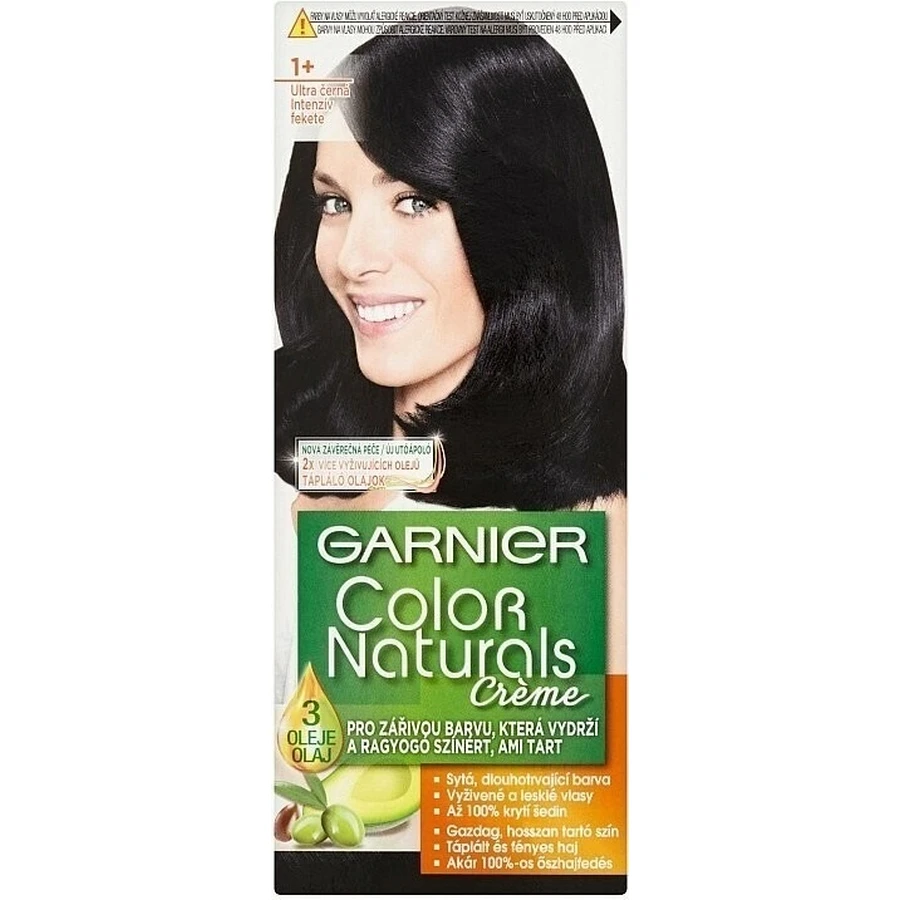 Garnier Color Naturals перманентный цвет волос 1+ Ультра черный 1×1 штука, цвет волос: цены и характеристики