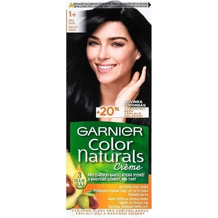 Garnier Color Naturals перманентный цвет волос 1+ Ультра черный 1×1 штука, цвет волос: цены и характеристики