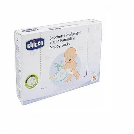 Пакеты Chicco ароматизированные, герметичные, для использованных подгузников, 50 штук: цены и характеристики