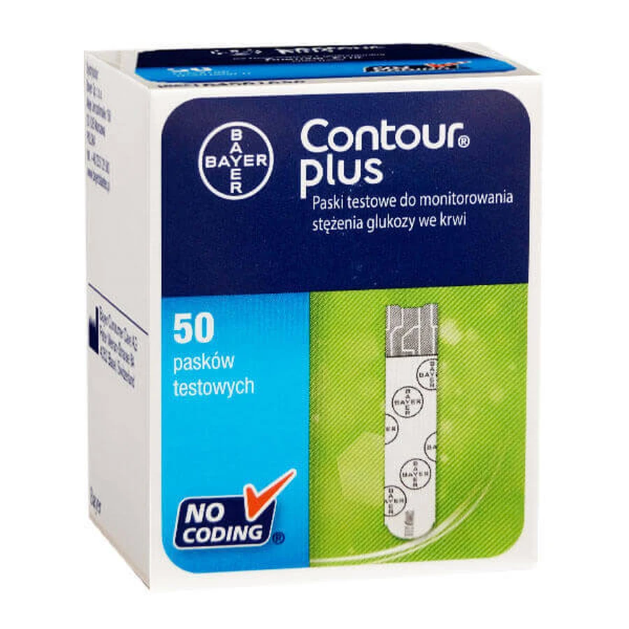 Тест-смужки для глюкометрів Contour Plus, 50 шт.: ціни та характеристики