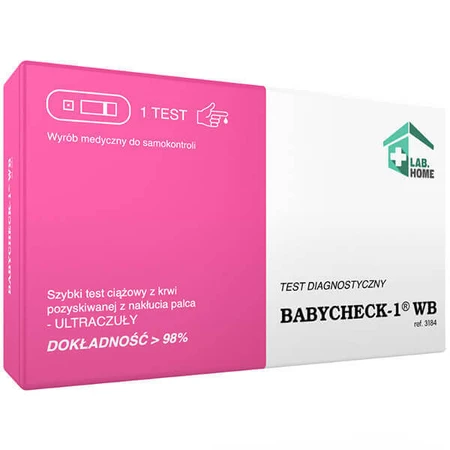 LabHome Babycheck-1, WB анализ крови, взятый из пальца, 1 шт.: цены и характеристики