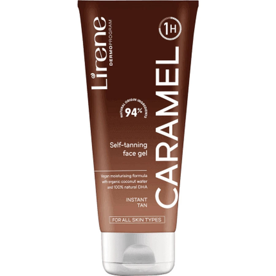 Lirene CARAMEL GLOW Крем-сироватка для обличчя з ефектом автозасмаги, 75 мл: ціни та характеристики
