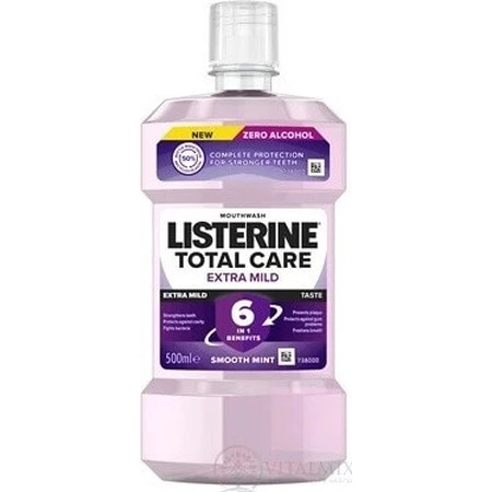 LISTERINE® TOTAL CARE Екстра м'який ополіскувач для порожнини рота 1×500 мл, ополіскувач для порожнини рота: ціни та характеристики