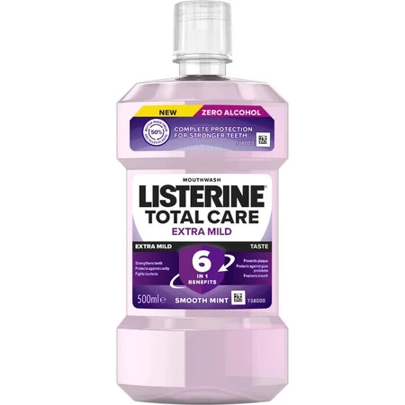 LISTERINE® TOTAL CARE Екстра м'який ополіскувач для порожнини рота 1×500 мл, ополіскувач для порожнини рота: ціни та характеристики