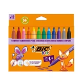 Цветные маркеры Jumbo, 12 штук, BIC