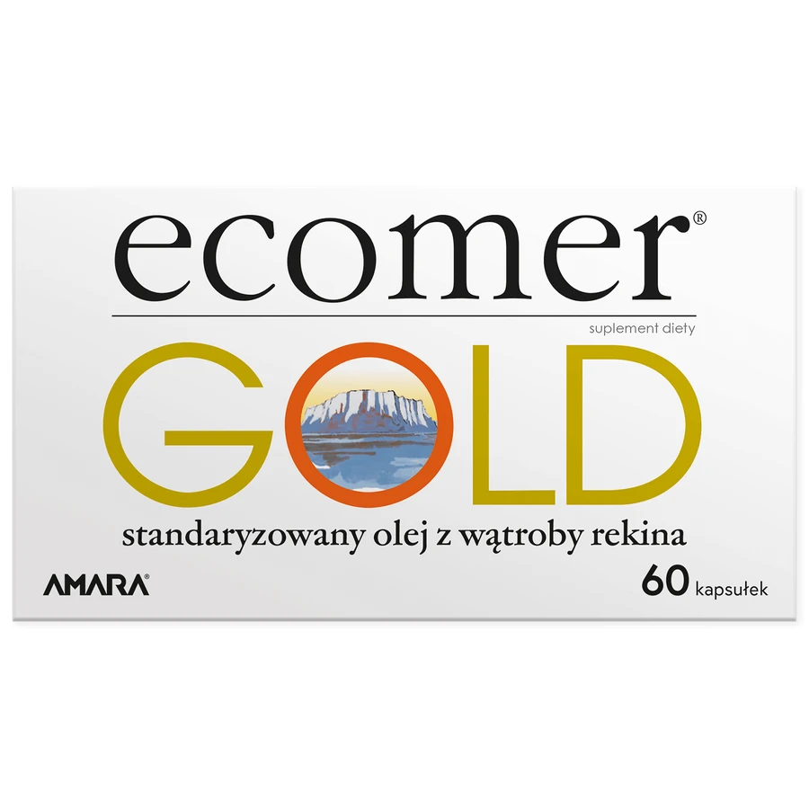 Ecomer Gold, олія печінки гренландської акули, 60 капсул: ціни та характеристики