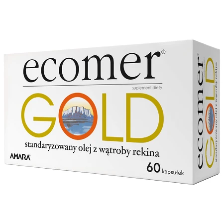 Ecomer Gold, олія печінки гренландської акули, 60 капсул: ціни та характеристики
