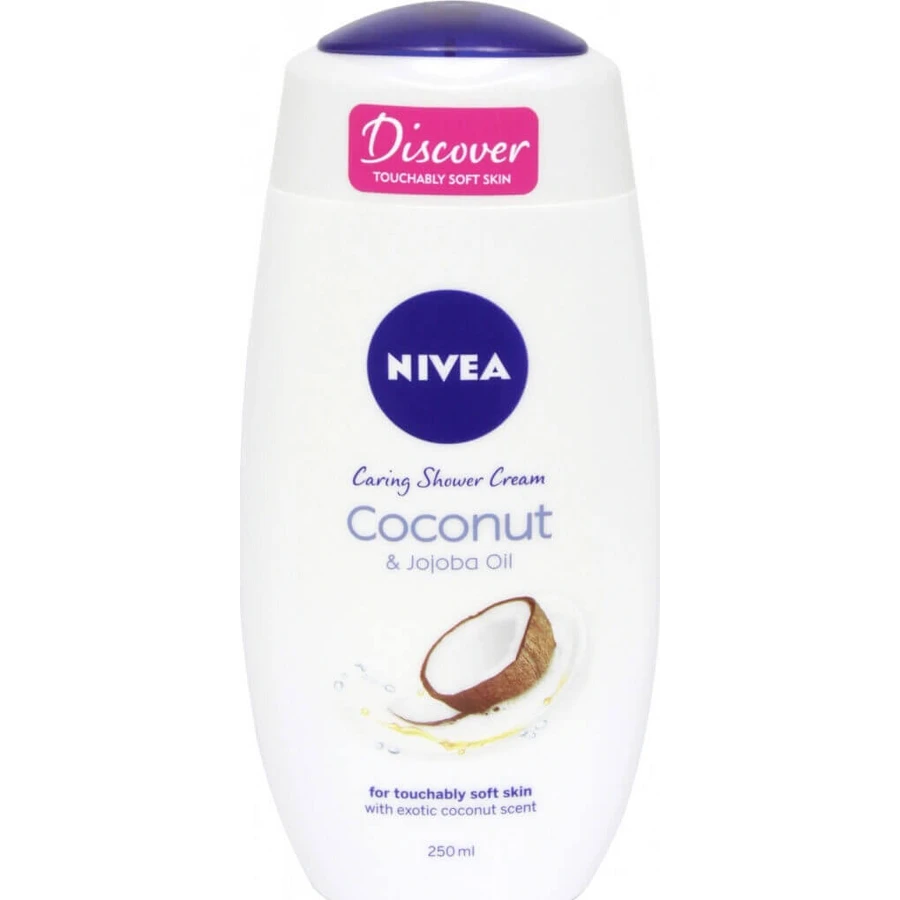 NIVEA Гель для душа Кокос 250 мл 1×250 мл, увлажняет кожу: цены и характеристики