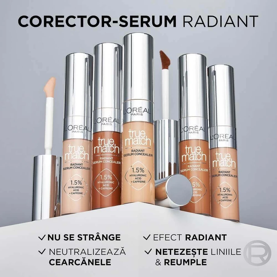 Сироватка-консилер True Match, відтінок 0.5D, 10 мл, Loreal: ціни та характеристики