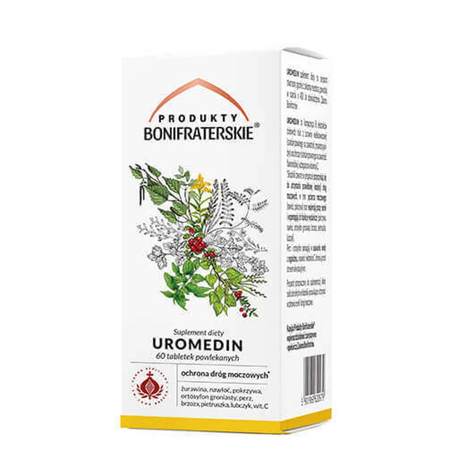 Уромедин Produse Bonifrater Uromedin, 60 таблеток в пленочной оболочке: цены и характеристики