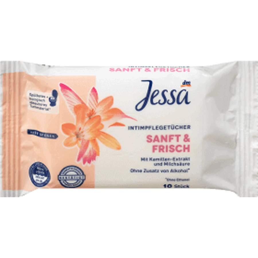 Jessa herbs міні-догляд за інтимною гігієною, 10 шт: ціни та характеристики