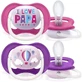 Пустушка Philips Avent Ultra air text 6-18м дівчинка 2 шт.