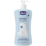 CHICCO Natural Sensation молочко для тела с маслом ши и витамином Е 500 мл, 0м+ 1×500 мл, детское молочко для тела