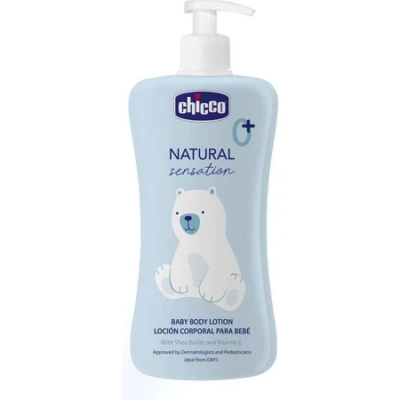CHICCO Natural Sensation молочко для тела с маслом ши и витамином Е 500 мл, 0м+ 1×500 мл, детское молочко для тела: цены и характеристики