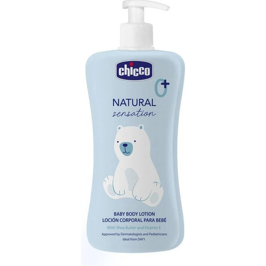 CHICCO Natural Sensation молочко для тела с маслом ши и витамином Е 500 мл, 0м+ 1×500 мл, детское молочко для тела: цены и характеристики