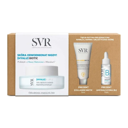 SVR Biotic Kit el Hyalu Biotic 50 мл + ампула Hydra B3 концентрат 10 мл + крем Collagen Biotic 15 мл: цены и характеристики