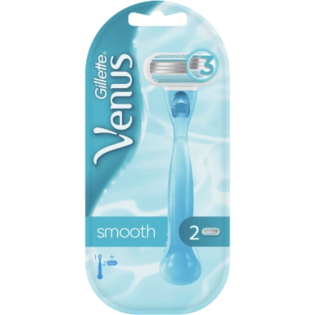 Gillette Venus Venus Гладка бритва + 2 бритвені головки: ціни та характеристики