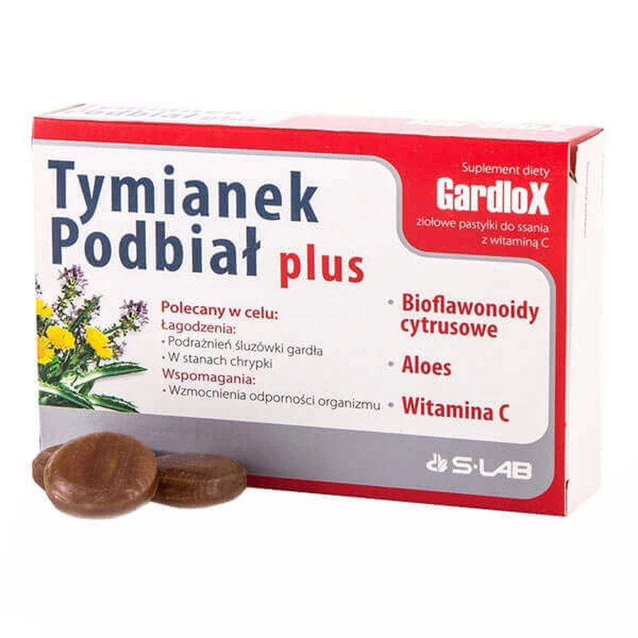 Тимьян и подбел плюс 24 пастилки: цены и характеристики