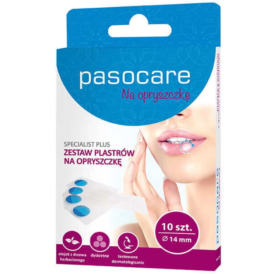 Пластир від герпесу Pasocare Specialist Plus, 10 шт.: ціни та характеристики