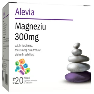 Магний 300 мг, 20 пакетиков, Алевия
