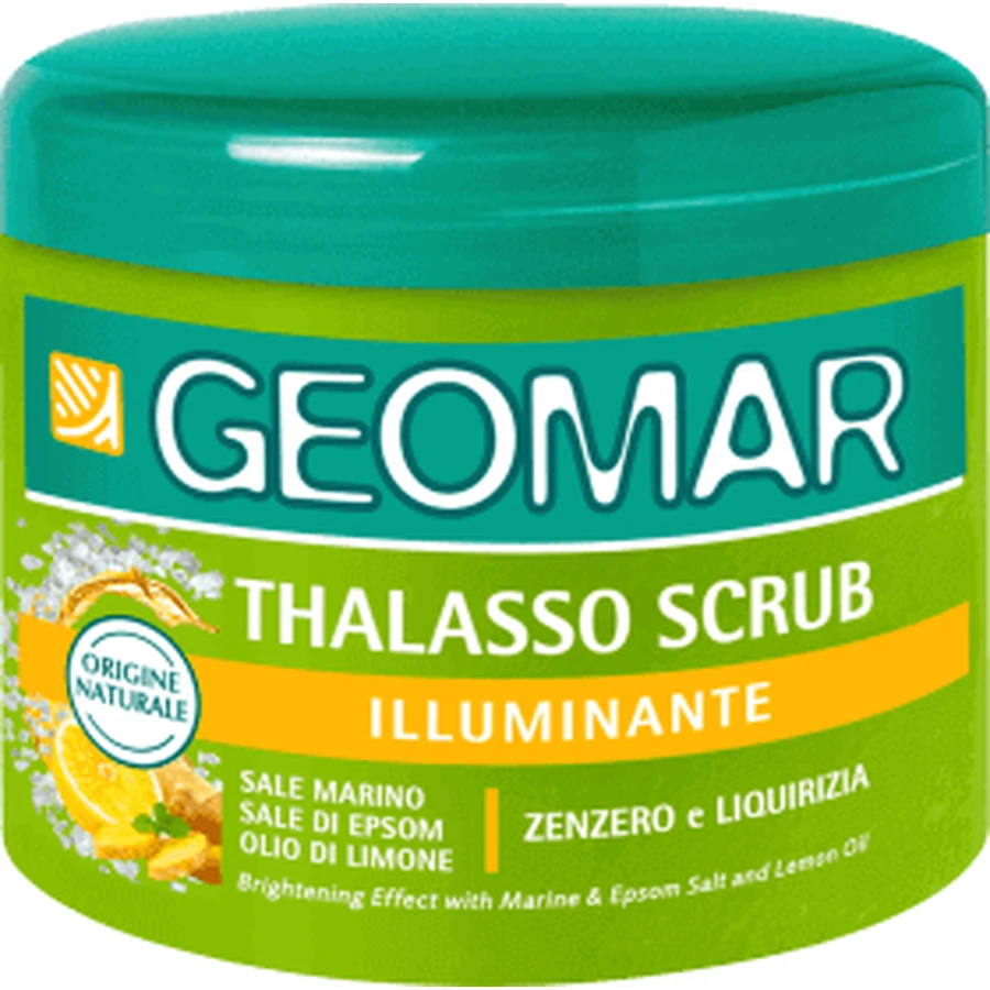 Освітлюючий скраб для тіла Geomar, 600 г: ціни та характеристики