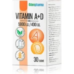 EDENPharma ВИТАМИН A + D3 (5000 ЕД / 400 ЕД) 1×30 табл, пищевая добавка: цены и характеристики
