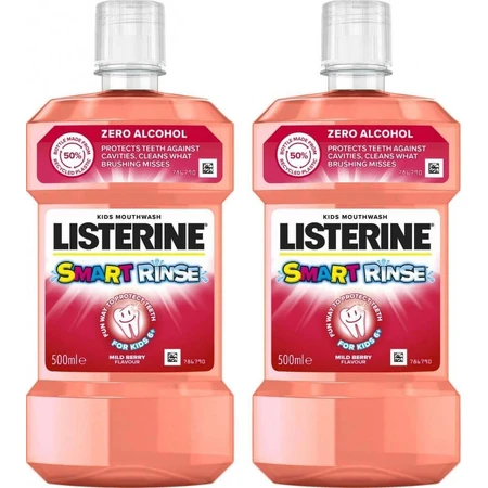 LISTERINE® SMART RINSE™ Ополіскувач для порожнини рота ягідний 1×500 мл, ополіскувач для порожнини рота: ціни та характеристики