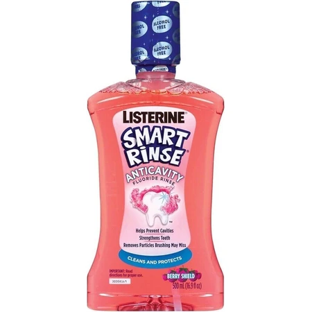 LISTERINE® SMART RINSE™ Ополіскувач для порожнини рота ягідний 1×500 мл, ополіскувач для порожнини рота: ціни та характеристики