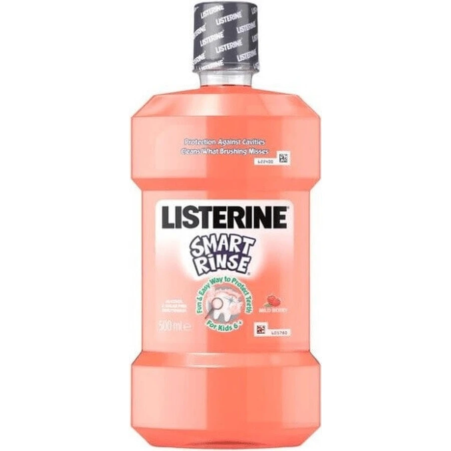 LISTERINE® SMART RINSE™ Ополіскувач для порожнини рота ягідний 1×500 мл, ополіскувач для порожнини рота: ціни та характеристики