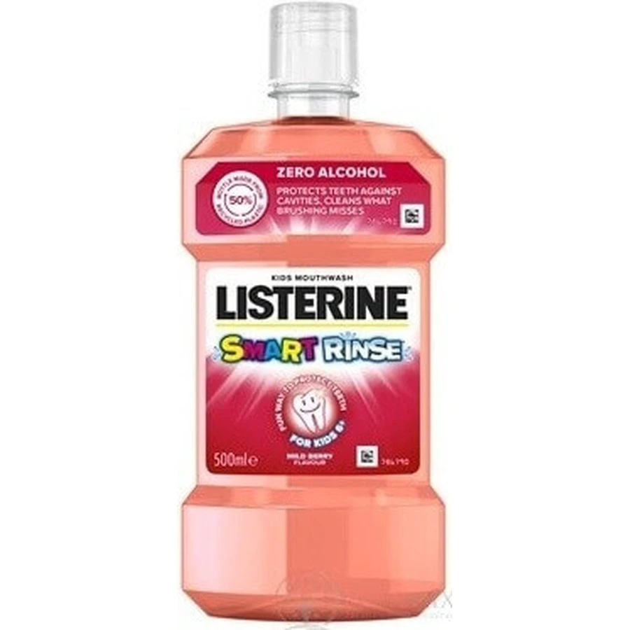LISTERINE® SMART RINSE™ Ополіскувач для порожнини рота ягідний 1×500 мл, ополіскувач для порожнини рота: ціни та характеристики