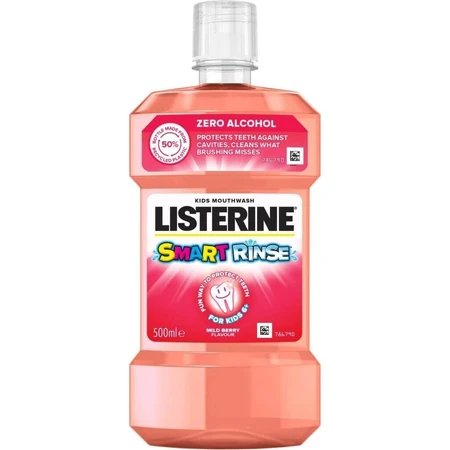 LISTERINE® SMART RINSE™ Ополіскувач для порожнини рота ягідний 1×500 мл, ополіскувач для порожнини рота: ціни та характеристики