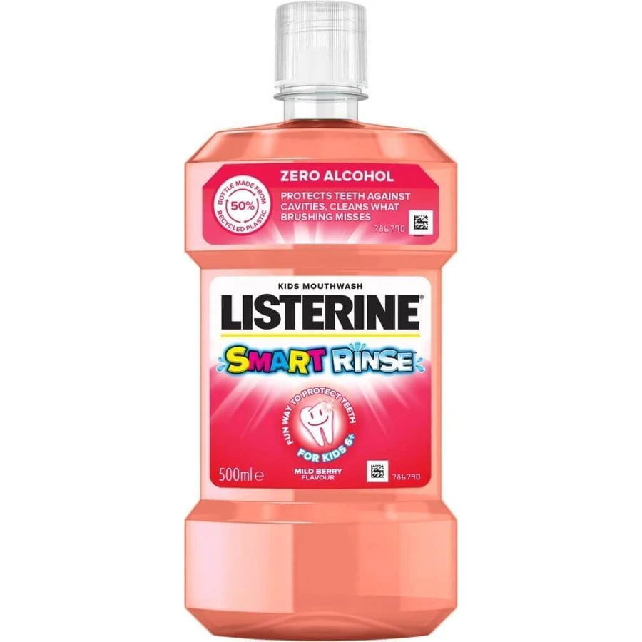 LISTERINE® SMART RINSE™ Ополіскувач для порожнини рота ягідний 1×500 мл, ополіскувач для порожнини рота: ціни та характеристики