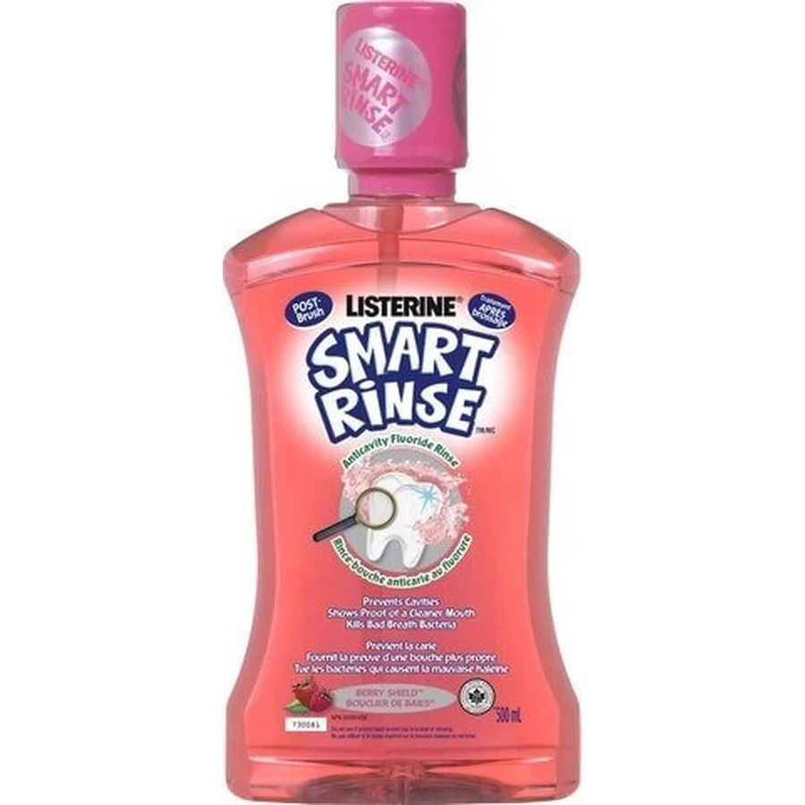 LISTERINE® SMART RINSE™ Ополіскувач для порожнини рота ягідний 1×500 мл, ополіскувач для порожнини рота: ціни та характеристики