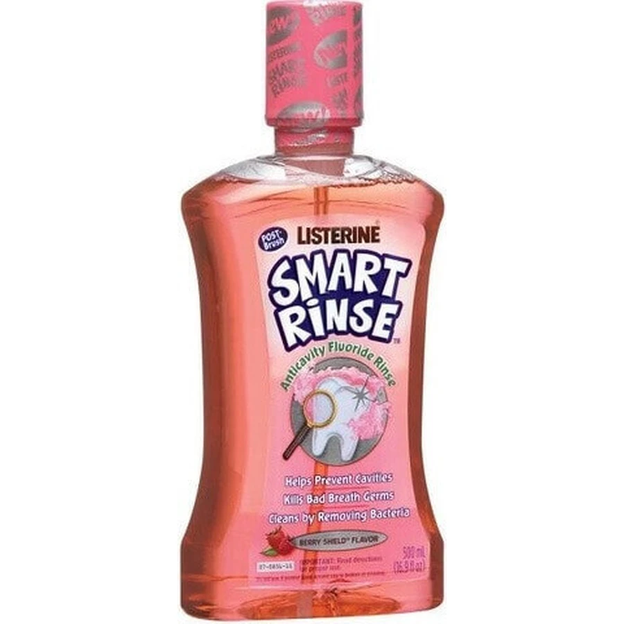 LISTERINE® SMART RINSE™ Ополіскувач для порожнини рота ягідний 1×500 мл, ополіскувач для порожнини рота: ціни та характеристики