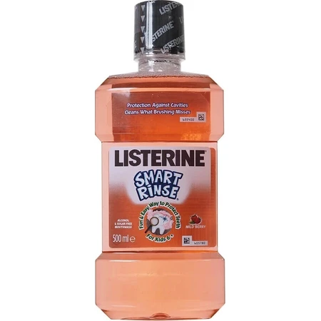 LISTERINE® SMART RINSE™ Ополіскувач для порожнини рота ягідний 1×500 мл, ополіскувач для порожнини рота: ціни та характеристики
