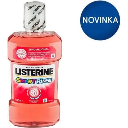 LISTERINE® SMART RINSE™ Ополіскувач для порожнини рота ягідний 1×500 мл, ополіскувач для порожнини рота: ціни та характеристики
