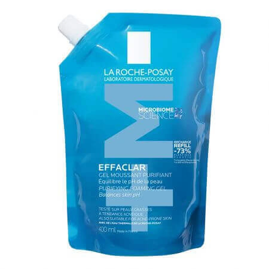 La Roche Posay Effaclar +M Reserve Очищувальний пінний гель для вмивання для жирної шкіри, схильної до акне, 400 мл: ціни та характеристики