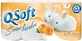 Q SOFT 3-слойная туалетная бумага 1×8 шт, аромат персика